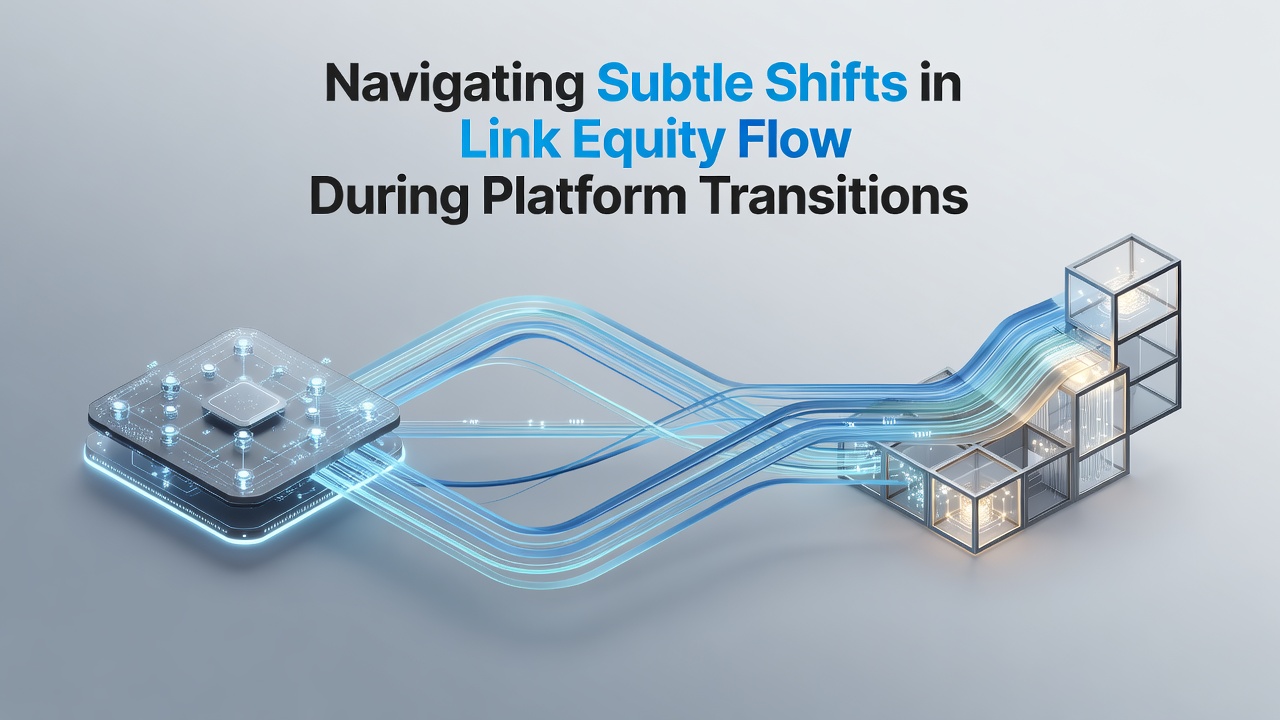 Navigating Subtle Shifts in Link Equity Flow During Platform Transitions