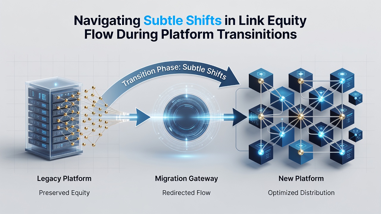 Graph illustrating equity flow changes before and after a major platform migration in September 2026